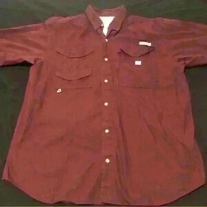 Men’s Large Columbia PFG Fishing Shirt